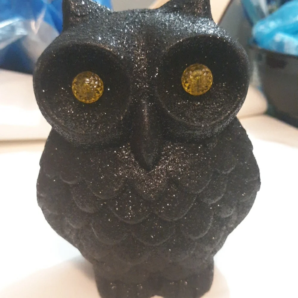 Light up Owl Halloween Decor